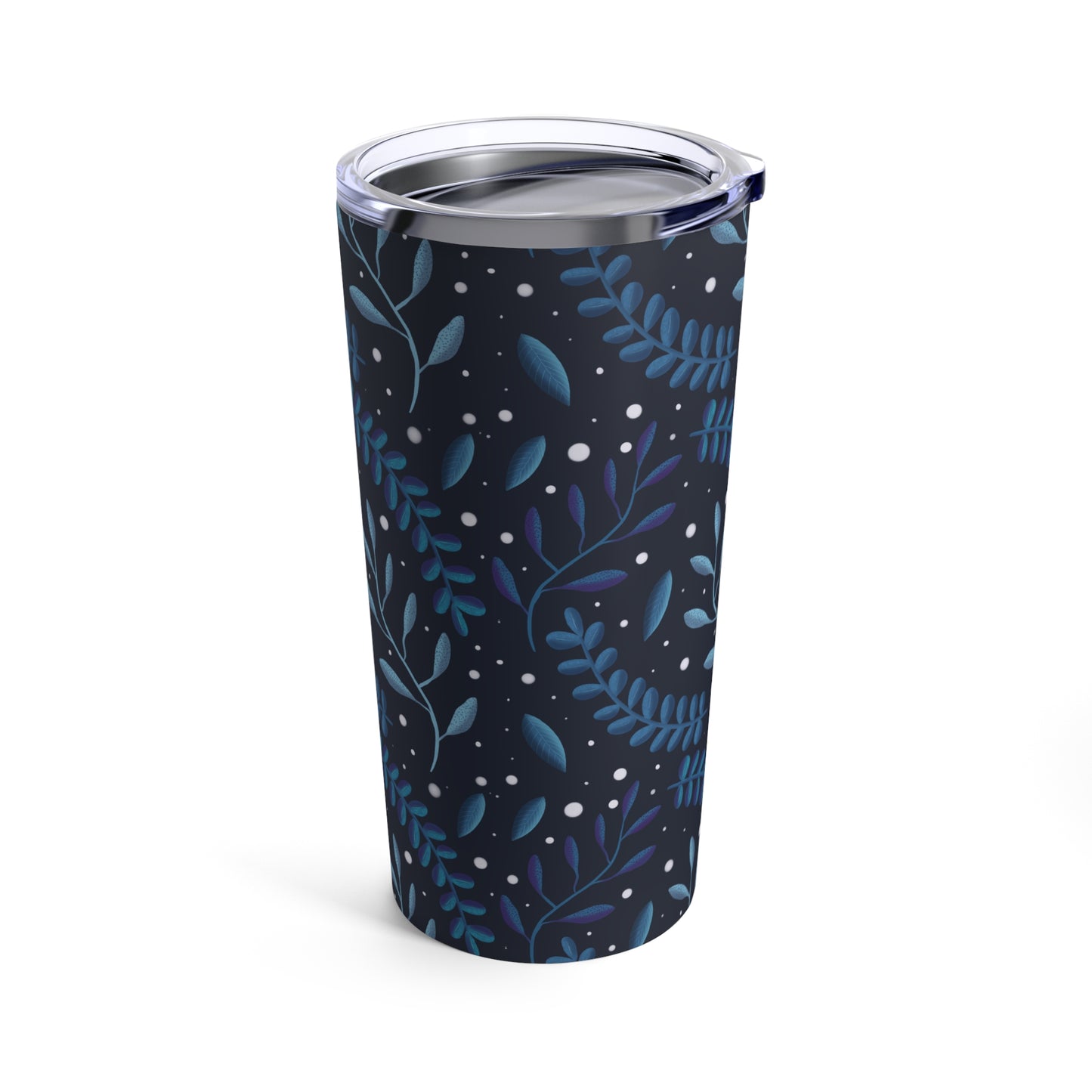 Tumbler Midnight Blue Forest Design 20oz