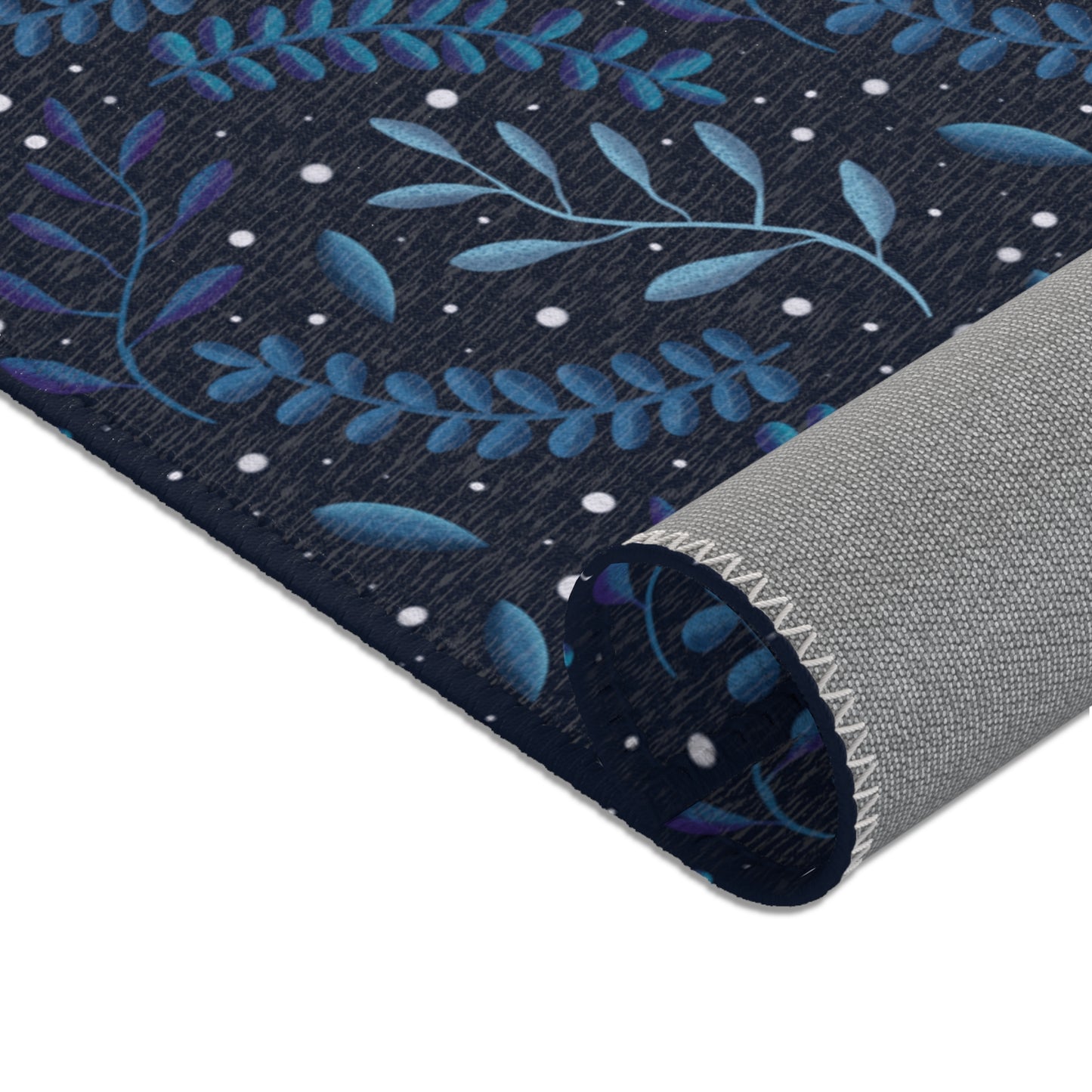 Area Rugs - Midnight Blue Forest Design by Anndria
