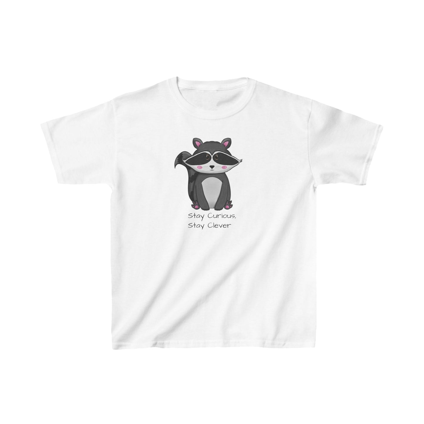 Raccoon Tee, Midnight Mischief, Kids Shirt, Children's Clothing, Cute Animal Illustration, Anndria Design