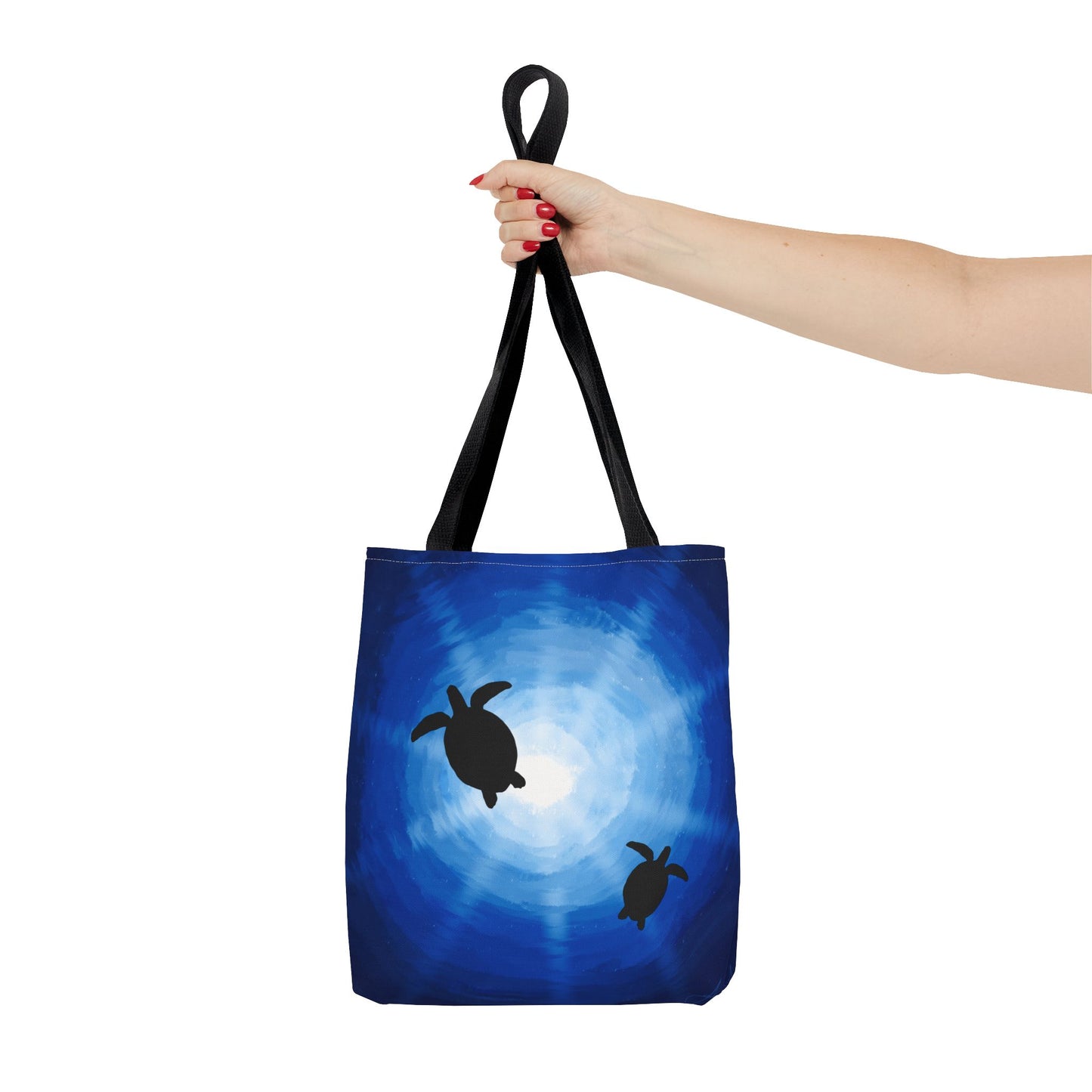 Tote Bag - Sea Turtles Swimming Hand Drawn by Anndria