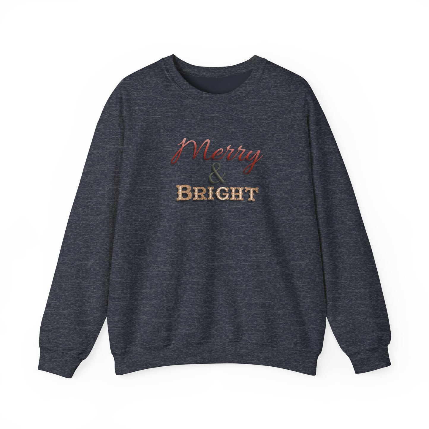 Merry & Bright Sweatshirt - Christmas Holiday