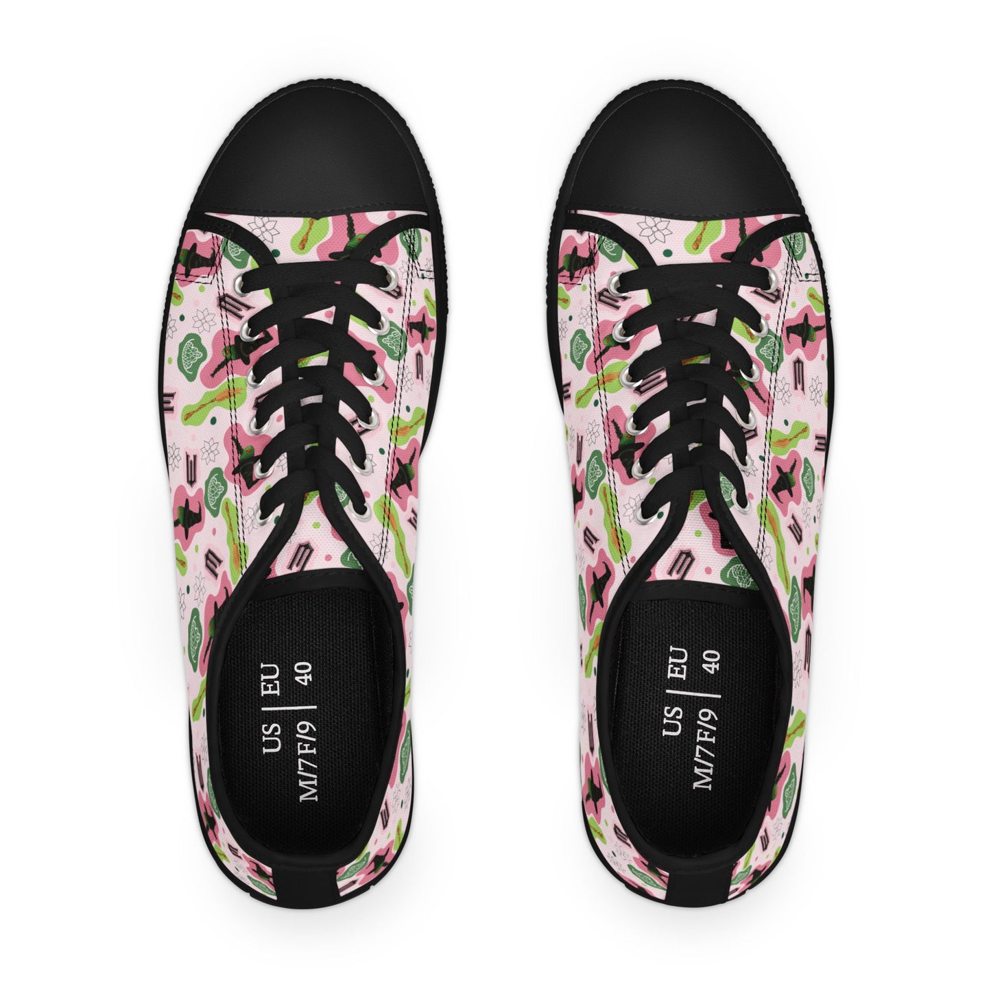 Sneakers: Wicked Themed Pattern by Anndria