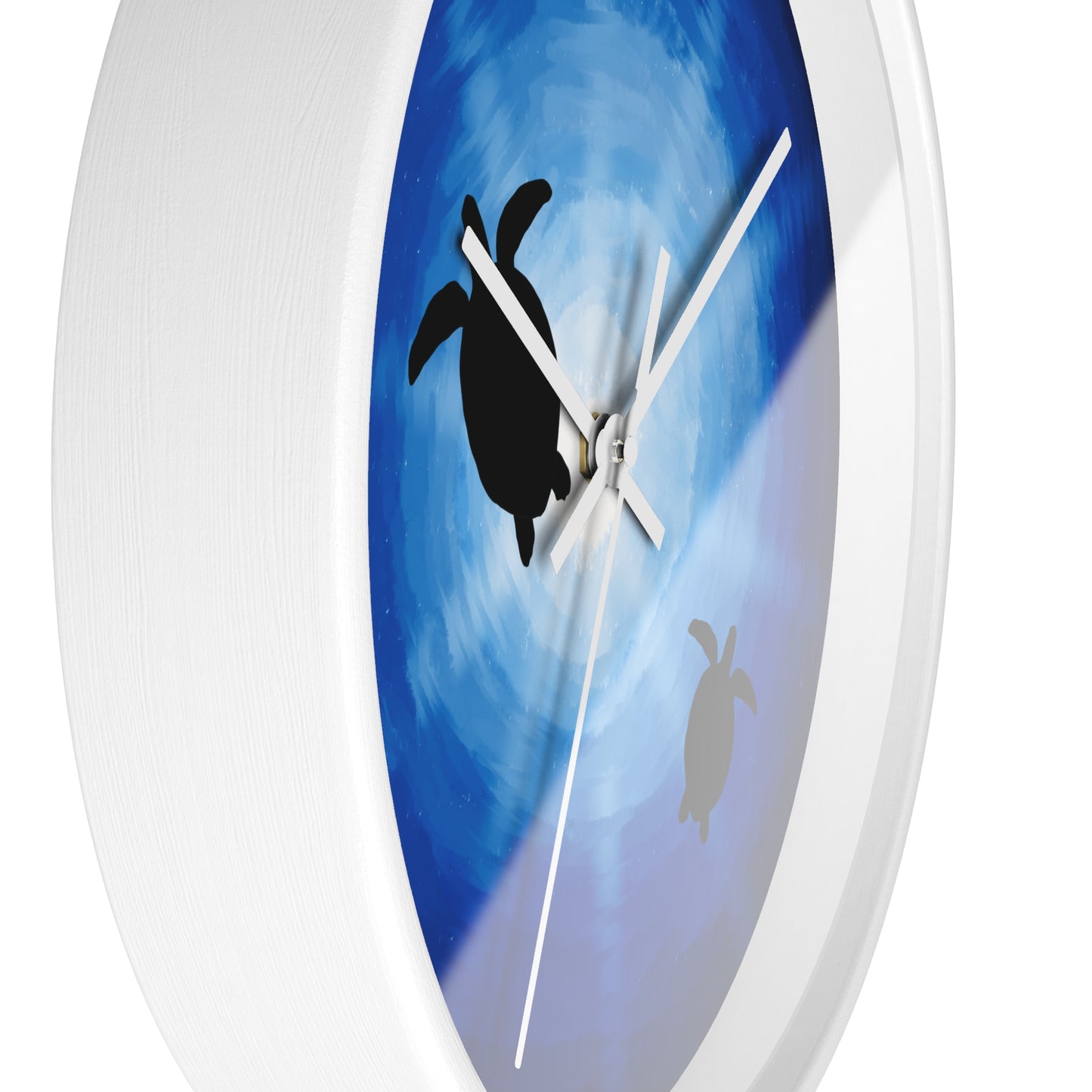 Serene Ocean Turtle Wall Clock - Nautical Home Decor, Ideal Gift for Ocean Lovers