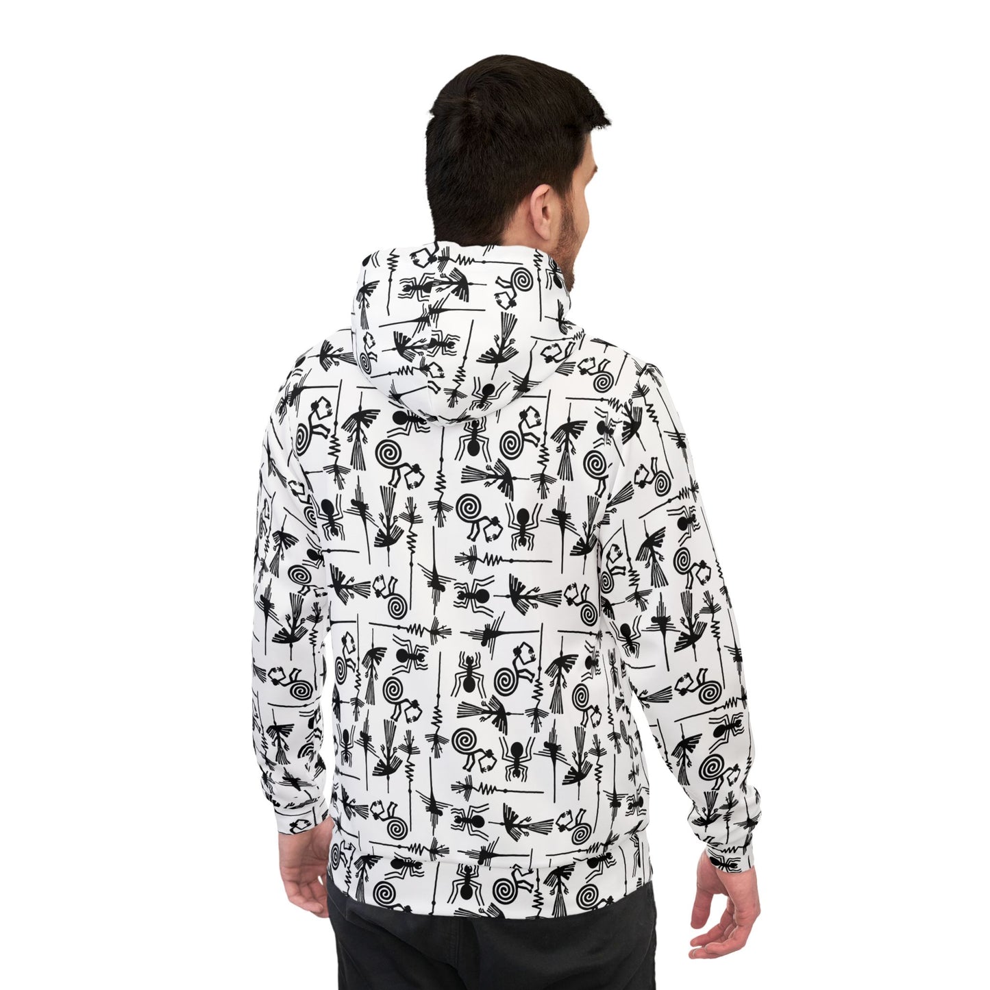 Nazca Lines Geoglyphs Peru Design Hoodie