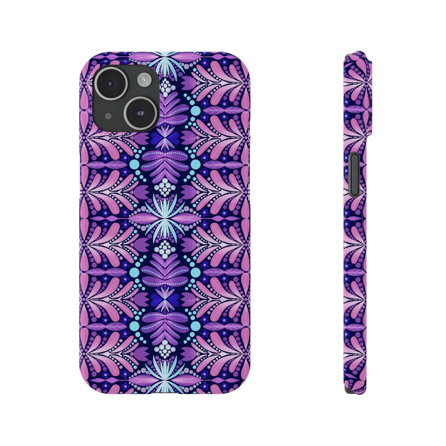 Vibrant Floral Slim Phone Case - Stylish Protection for Your Device