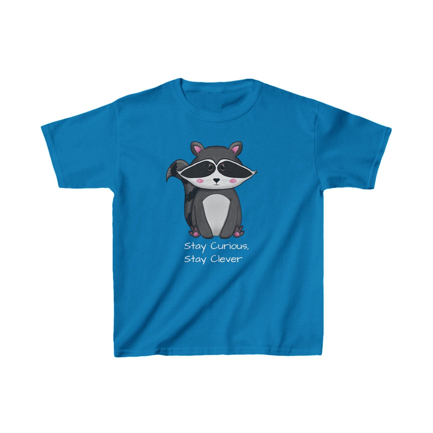 Raccoon Tee, Midnight Mischief, Kids Shirt, Children's Clothing, Cute Animal Illustration, Anndria Design