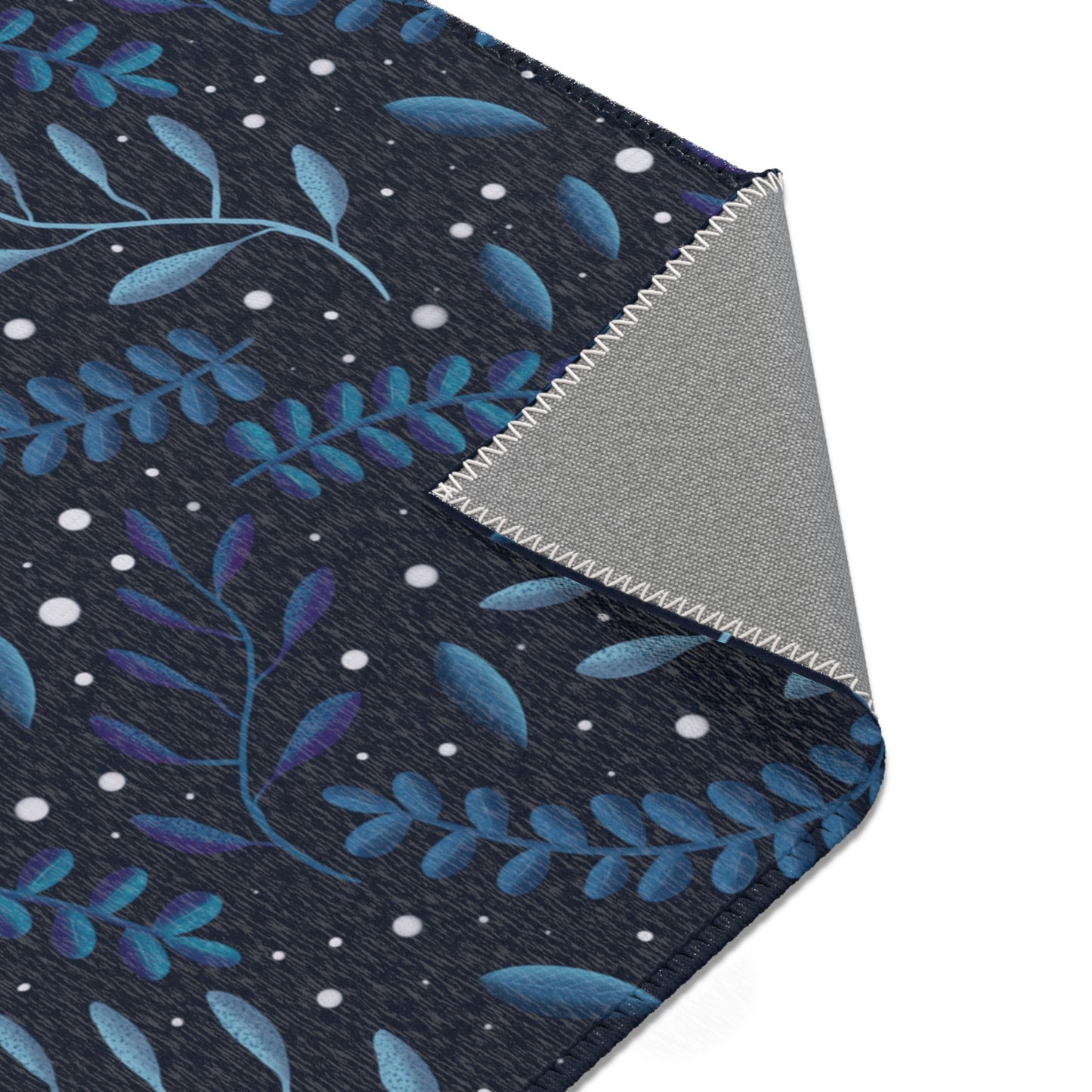 Area Rugs - Midnight Blue Forest Design by Anndria