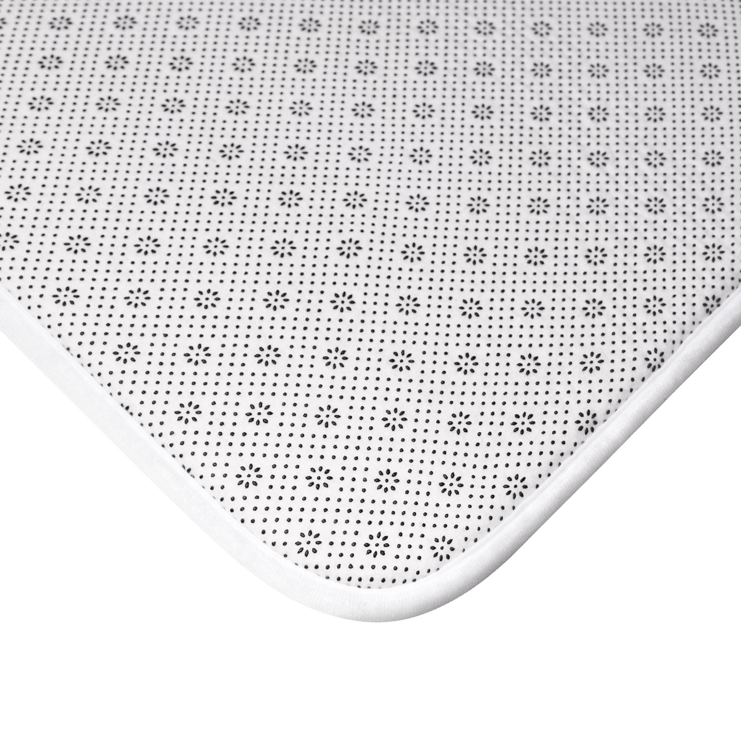 Forest Bath Mat - Midnight Blue Design by Anndria