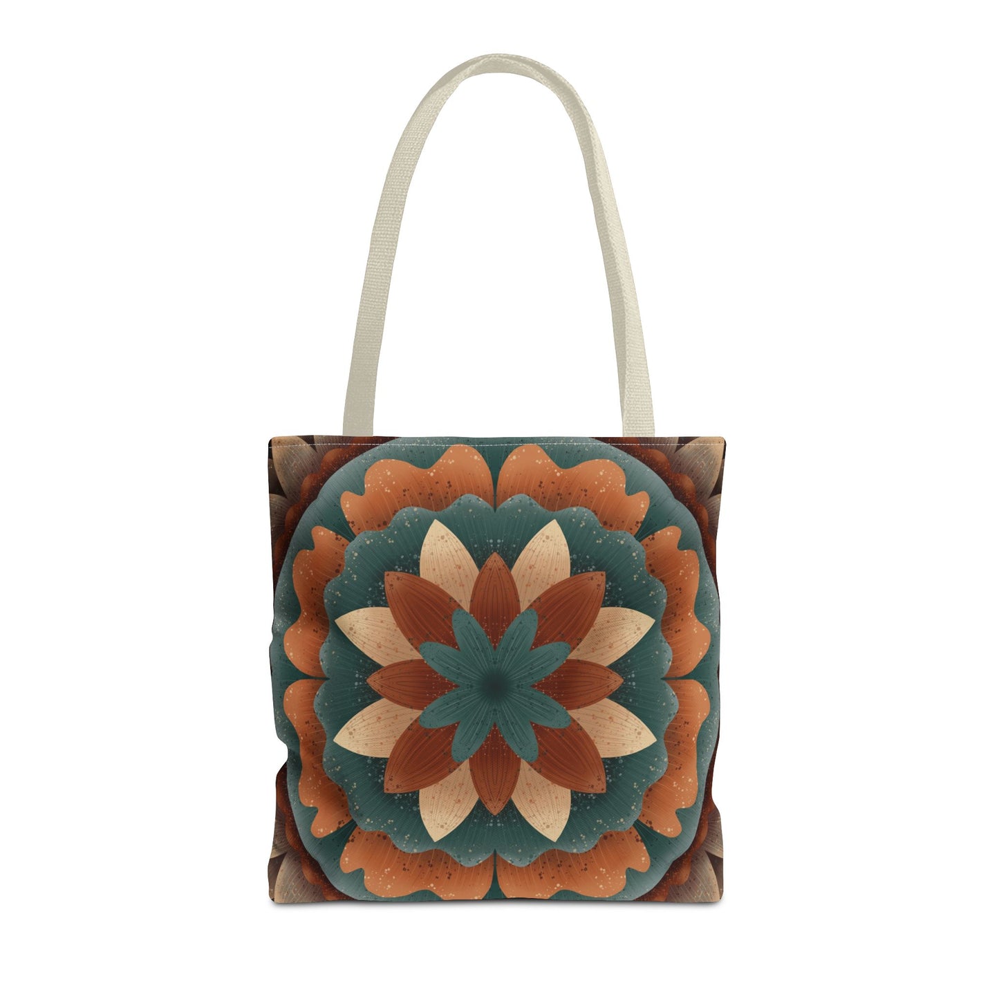 Harvest Harmony Mandala Tote Bag, Fall Vibes Market Bag, Boho Eco-Friendly Shopping Tote, Mandala Print Shoulder Bag, Hippie Reusable