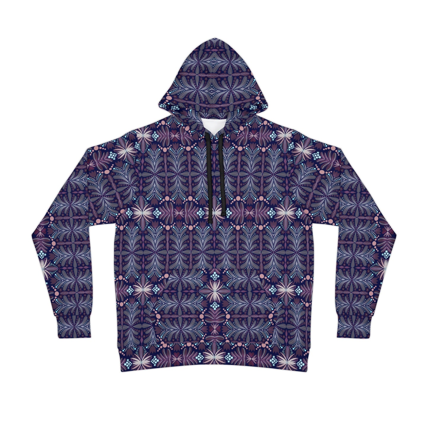 Vibrant Kaleidoscope Athletic Hoodie for Active Lifestyle