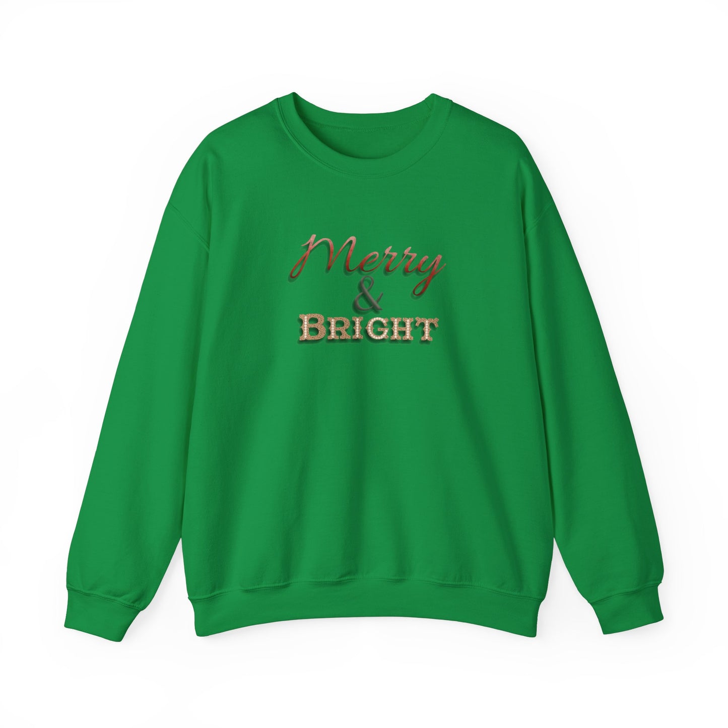 Merry & Bright Sweatshirt - Christmas Holiday
