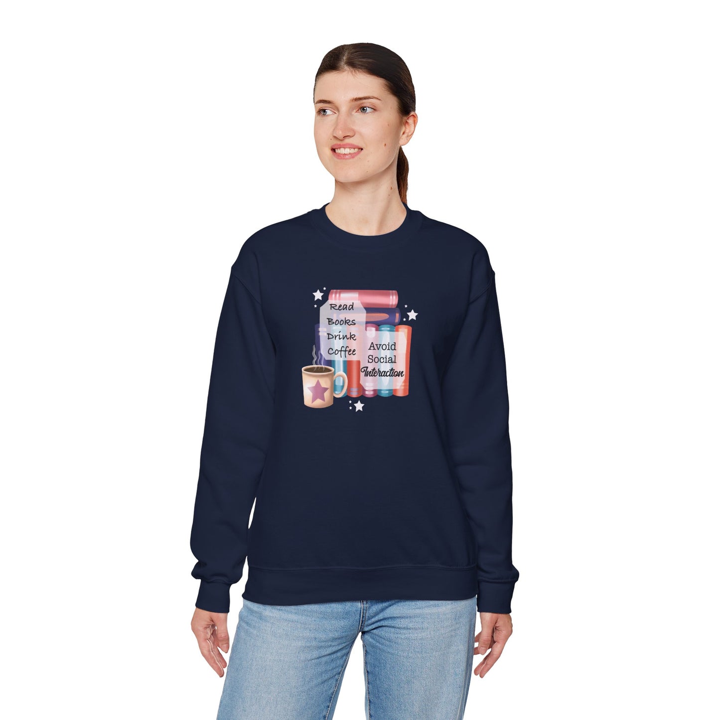 Bookworm Coffee Lover Unisex Sweatshirt