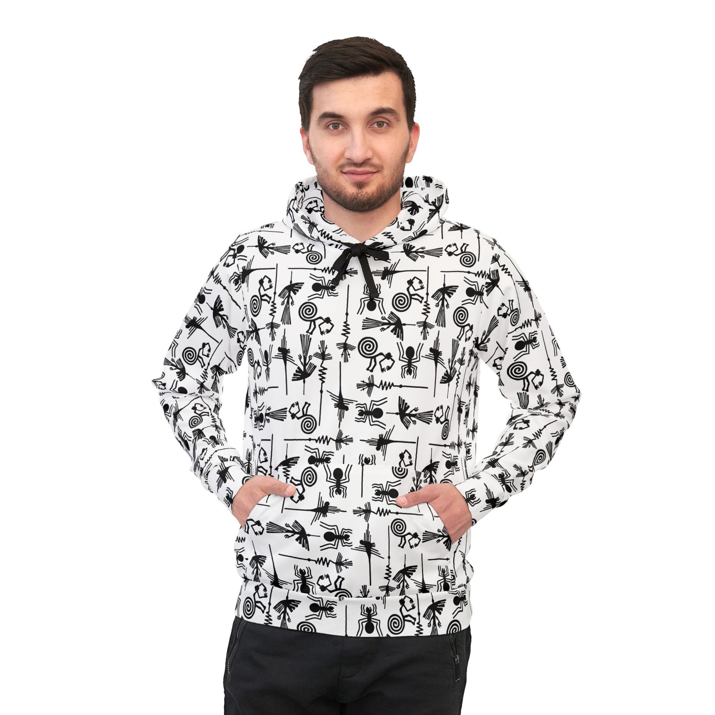 Nazca Lines Geoglyphs Peru Design Hoodie