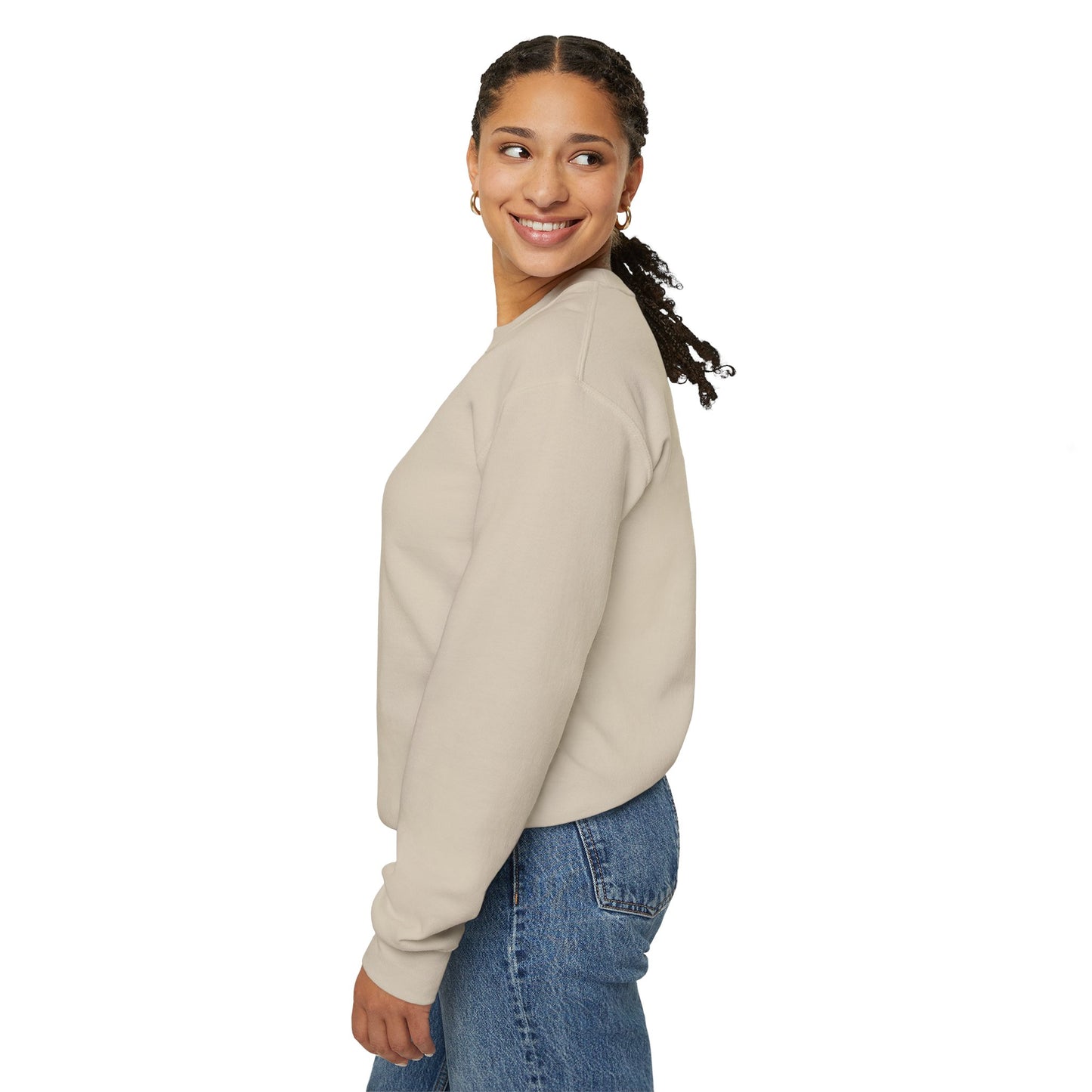 Moose Hot Chocolate Crewneck Sweatshirt by Anndria