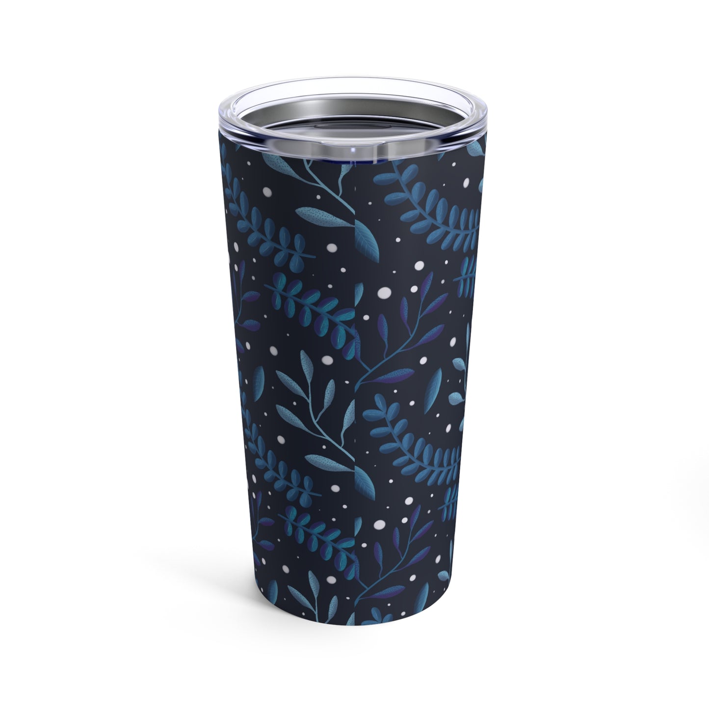 Tumbler Midnight Blue Forest Design 20oz