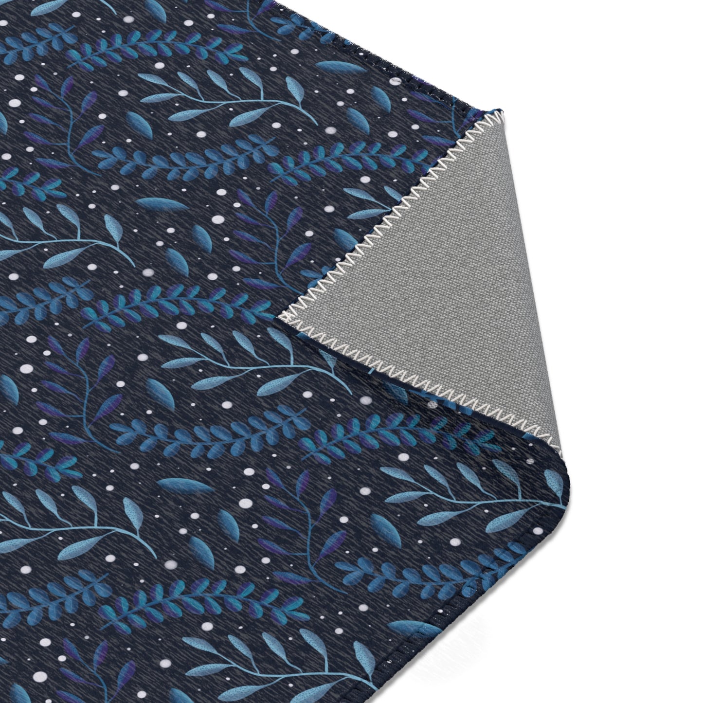 Area Rugs - Midnight Blue Forest Design by Anndria