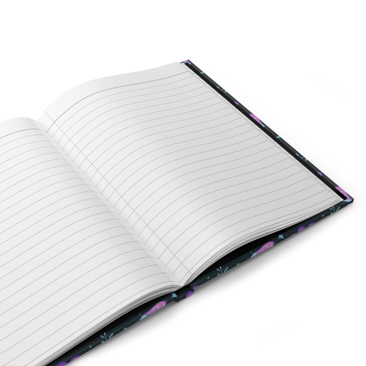 Hardcover Journal Witchy Moth Vibrant Design by Anndria