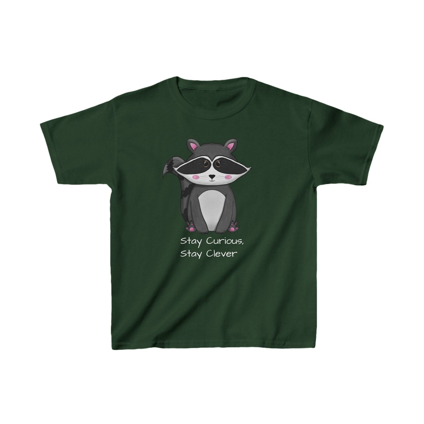 Raccoon Tee, Midnight Mischief, Kids Shirt, Children's Clothing, Cute Animal Illustration, Anndria Design