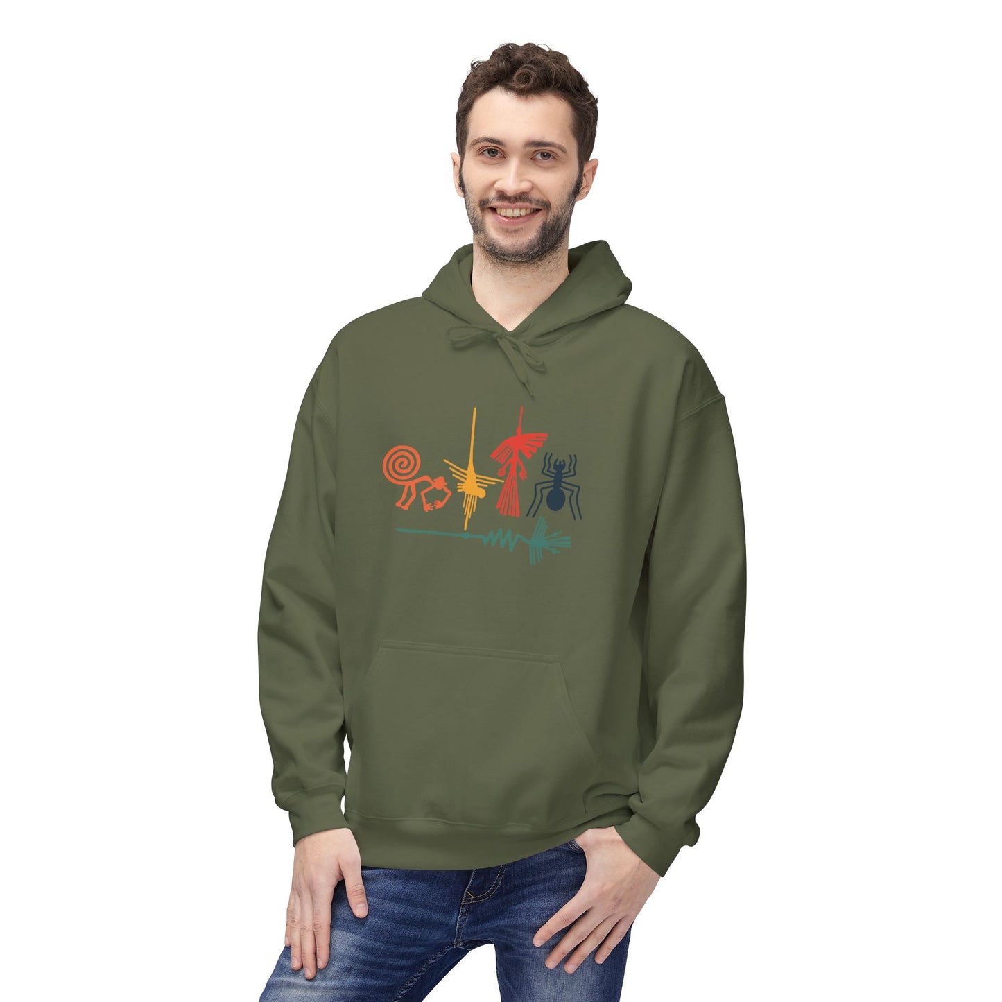 Hoodie - Nazca Lines: The Great Geoglyphs of Peru Design
