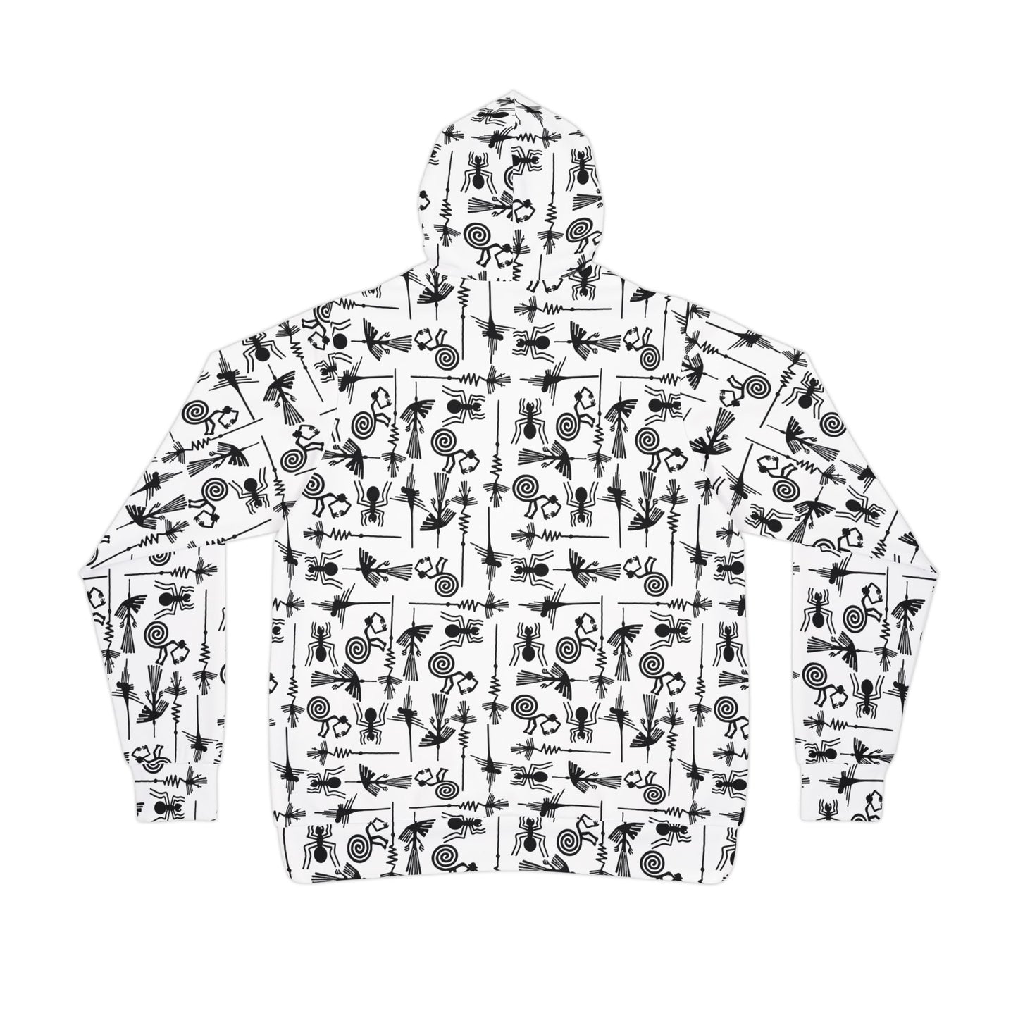 Nazca Lines Geoglyphs Peru Design Hoodie