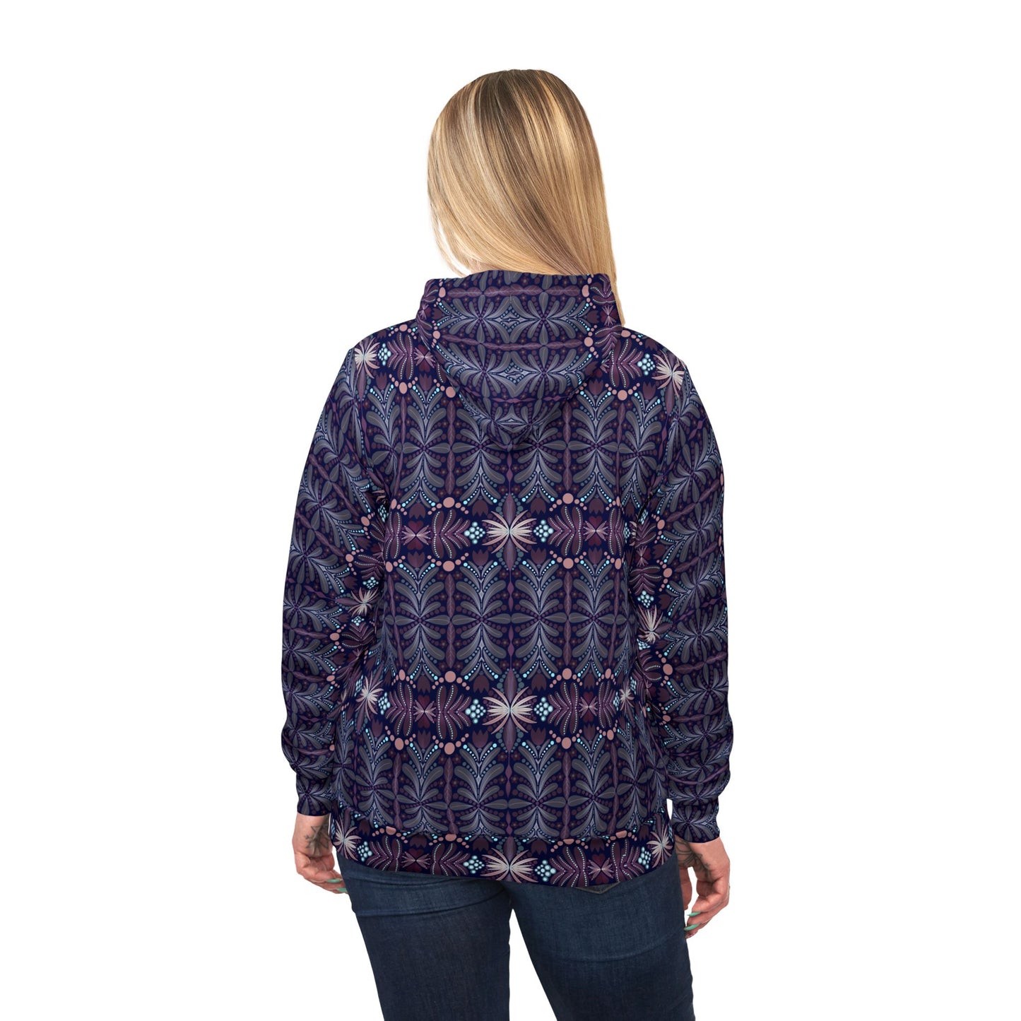 Vibrant Kaleidoscope Athletic Hoodie for Active Lifestyle