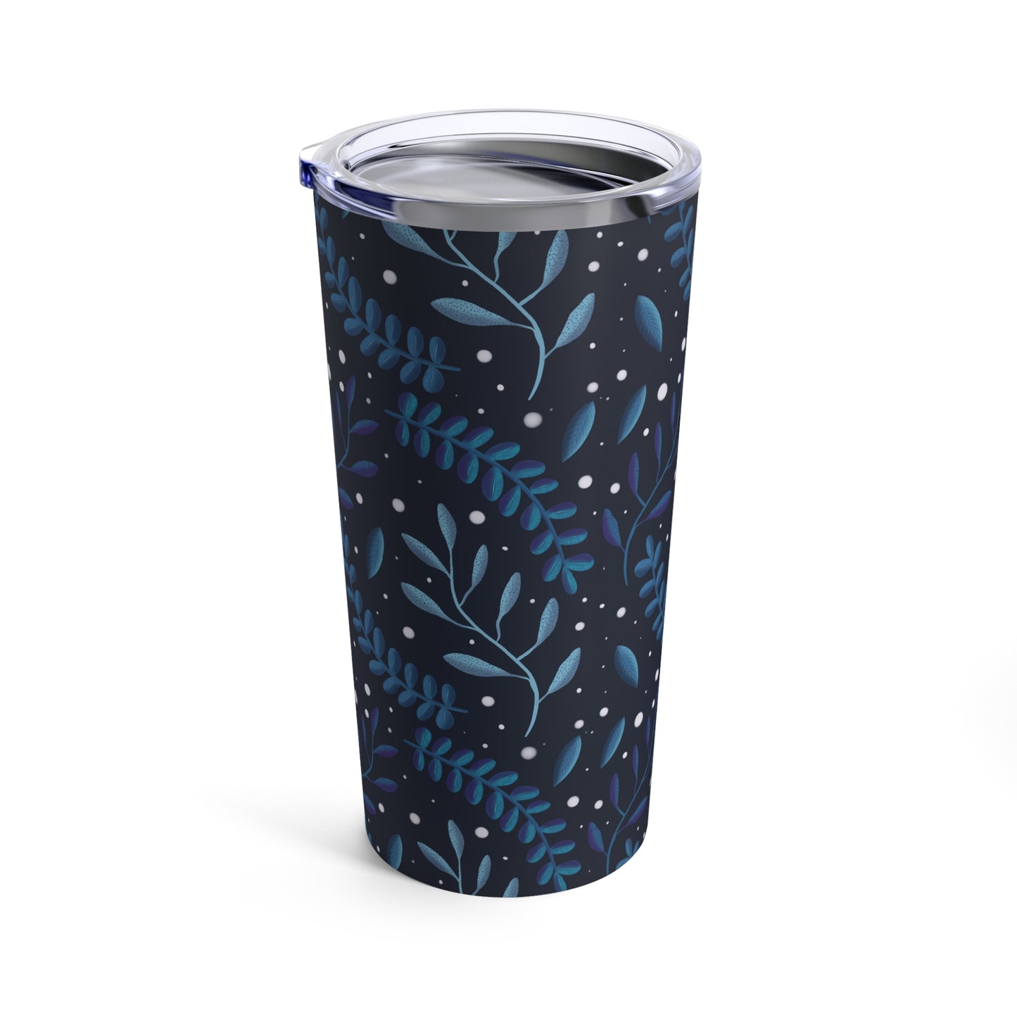Tumbler Midnight Blue Forest Design 20oz