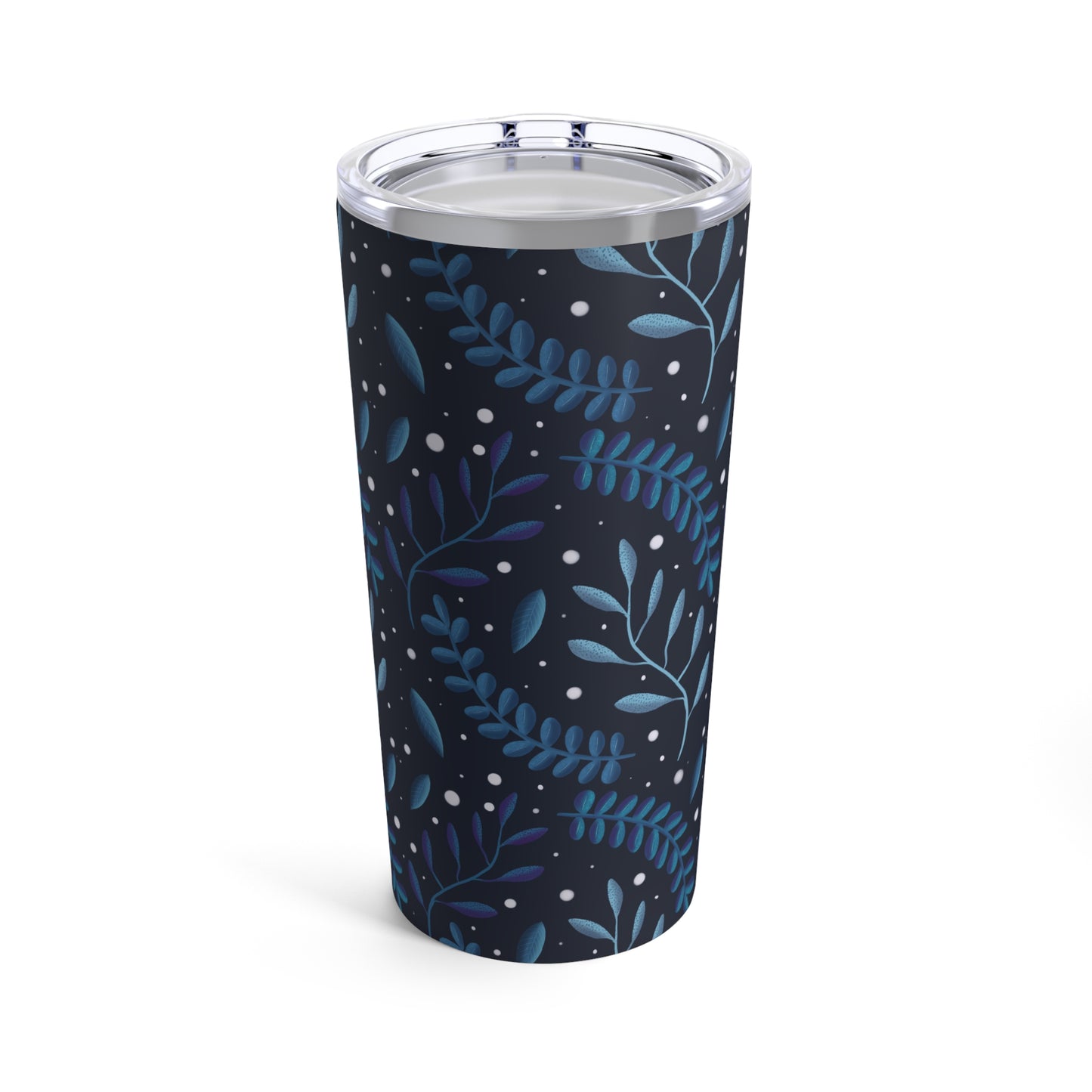 Tumbler Midnight Blue Forest Design 20oz