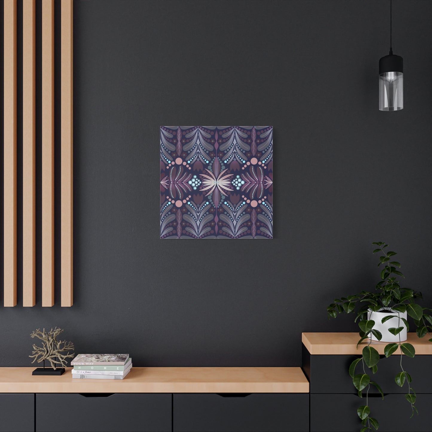 Floral Wall Art - Matte Canvas Print - Mystic Folklore