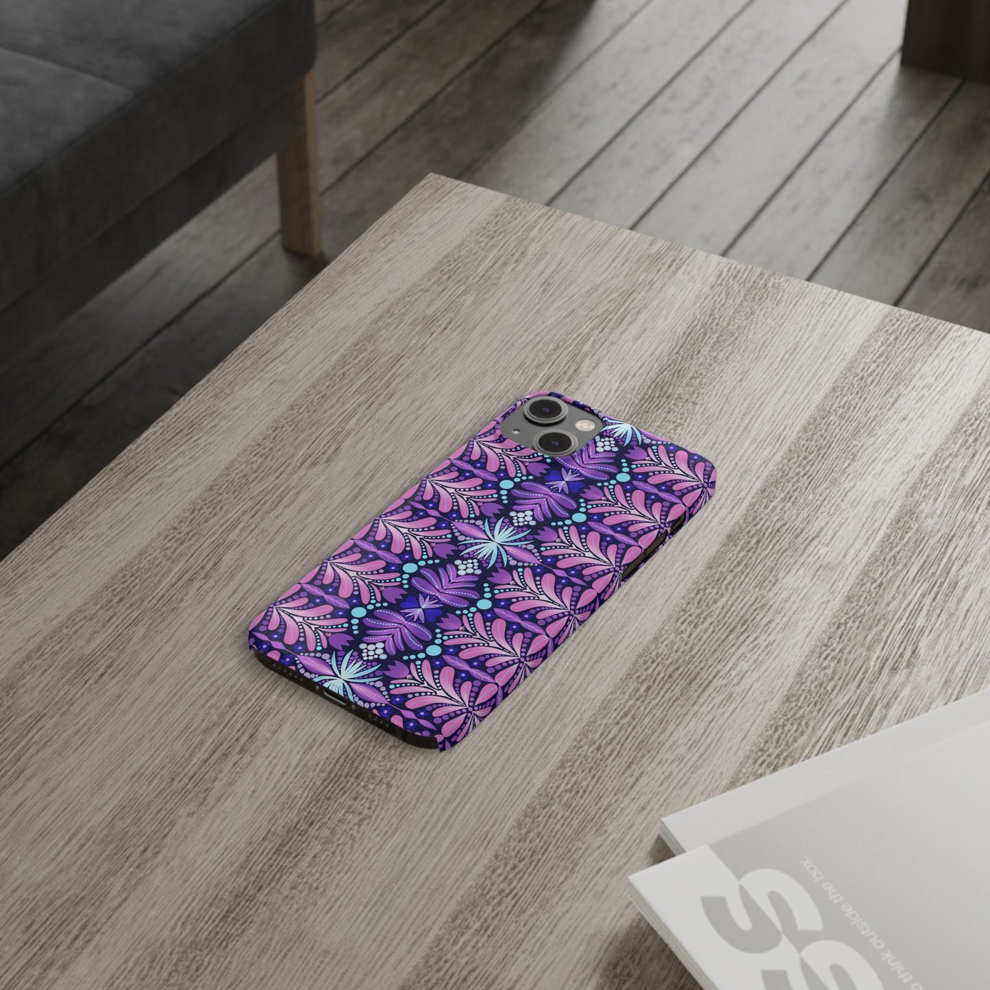 Vibrant Floral Slim Phone Case - Stylish Protection for Your Device
