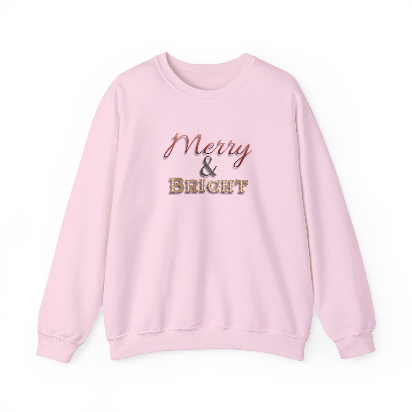 Merry & Bright Sweatshirt - Christmas Holiday