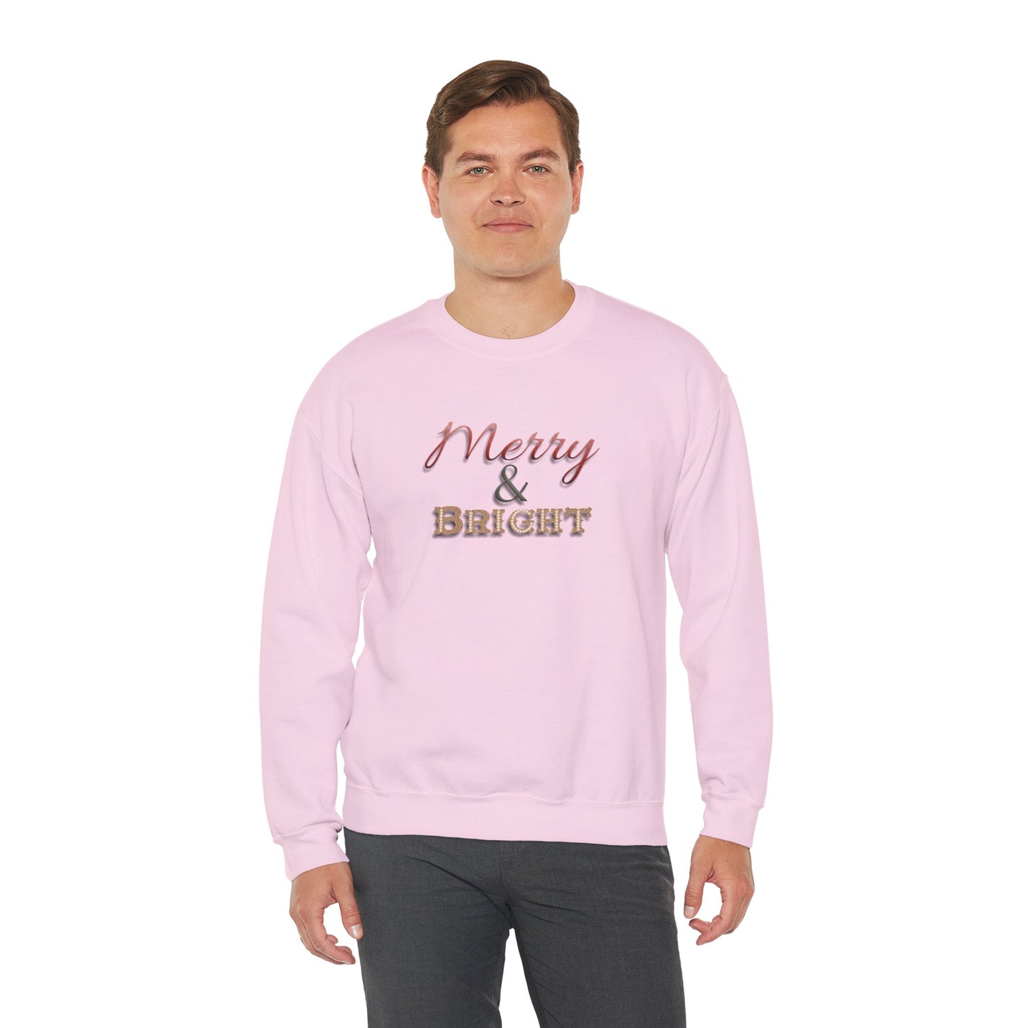 Merry & Bright Sweatshirt - Christmas Holiday