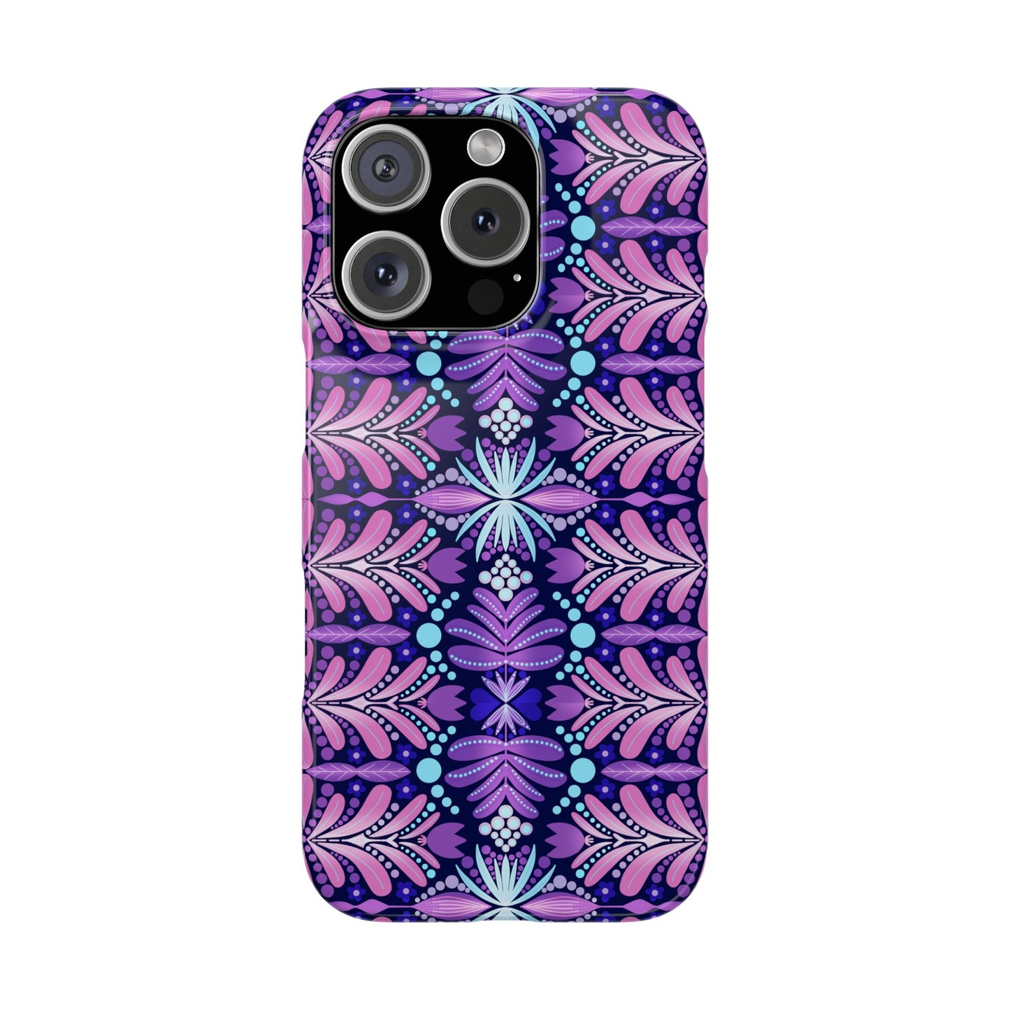 Vibrant Floral Slim Phone Case - Stylish Protection for Your Device