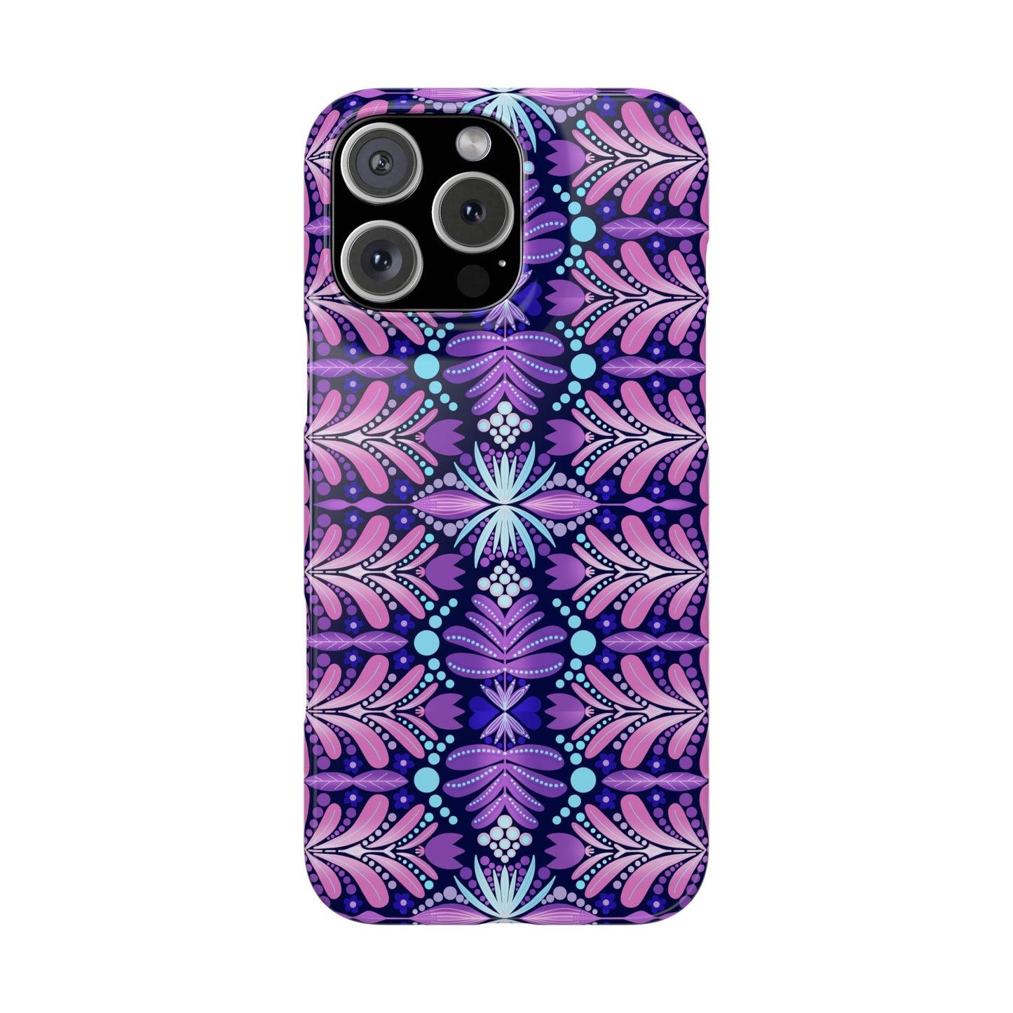 Vibrant Floral Slim Phone Case - Stylish Protection for Your Device