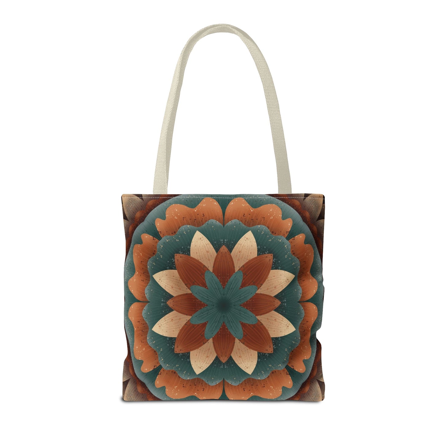 Harvest Harmony Mandala Tote Bag, Fall Vibes Market Bag, Boho Eco-Friendly Shopping Tote, Mandala Print Shoulder Bag, Hippie Reusable