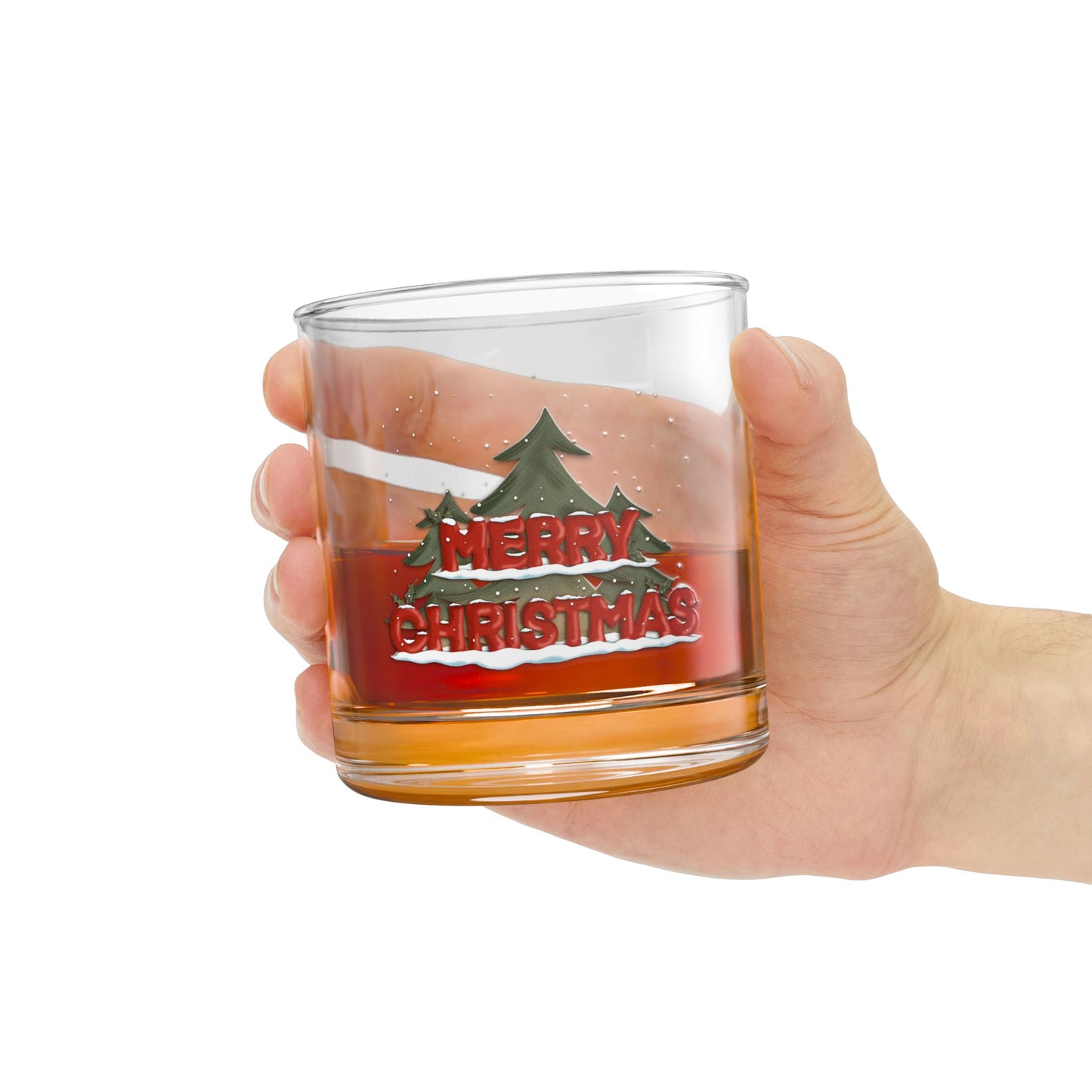 Christmas Rocks Glass - 10 oz