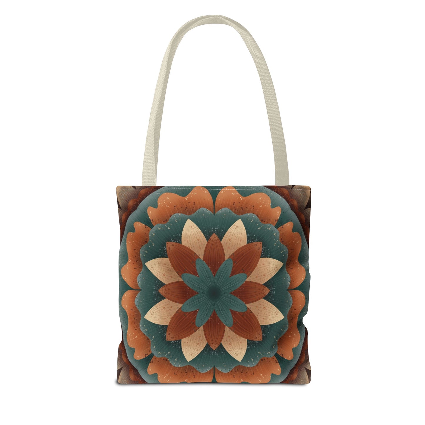 Harvest Harmony Mandala Tote Bag, Fall Vibes Market Bag, Boho Eco-Friendly Shopping Tote, Mandala Print Shoulder Bag, Hippie Reusable