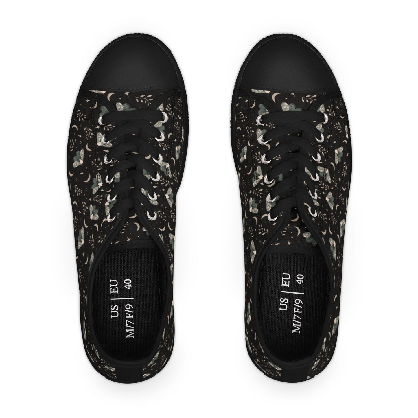 Sneakers Witchy Moth Design by Anndria
