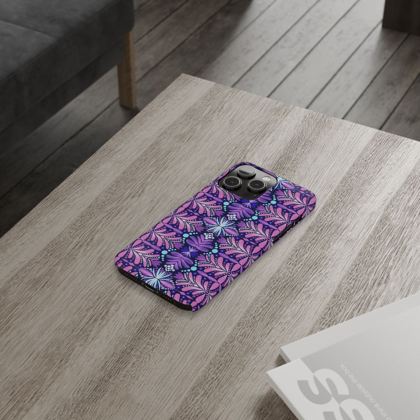 Vibrant Floral Slim Phone Case - Stylish Protection for Your Device