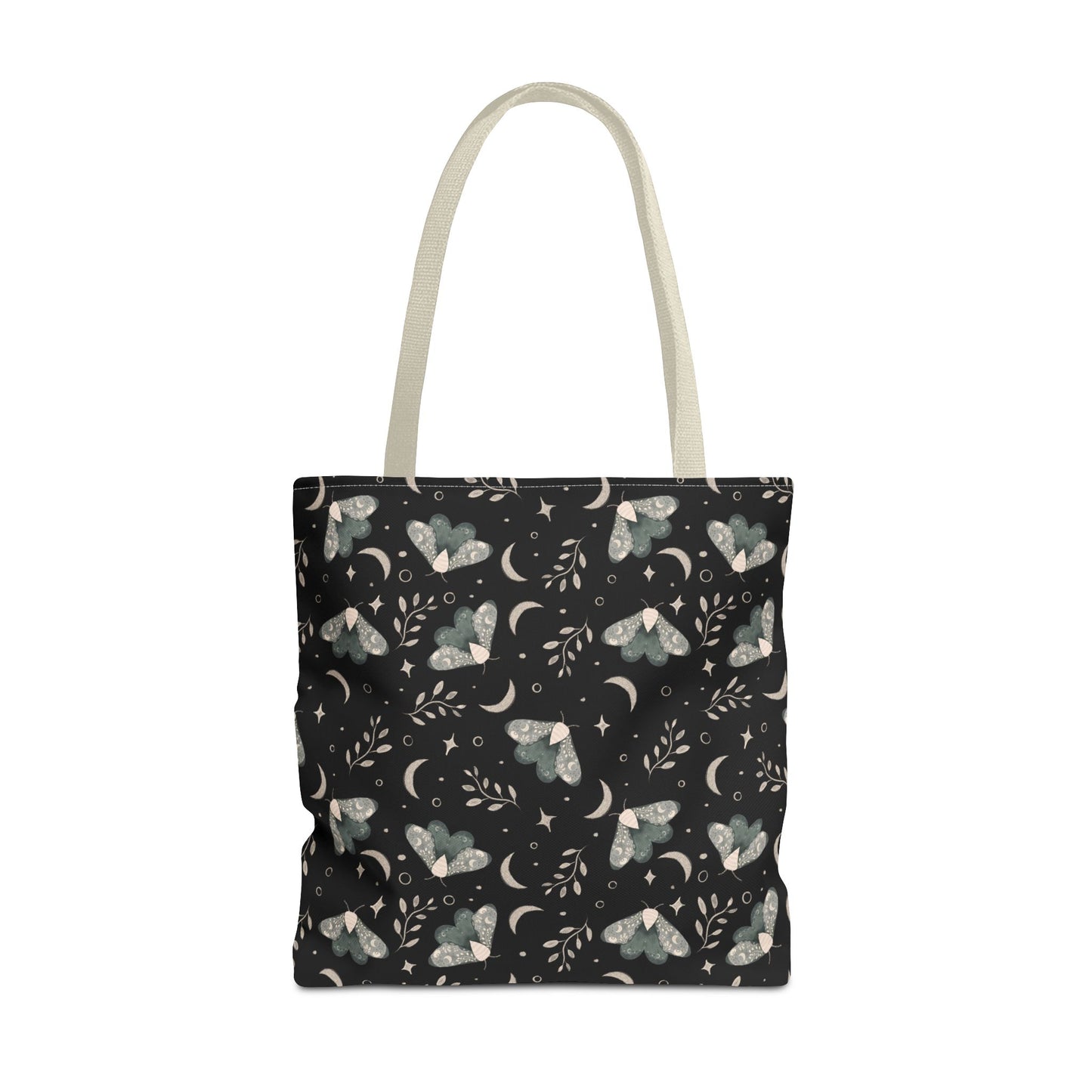 Moth Tote Bag - Witchy Aesthetic Design by Anndria