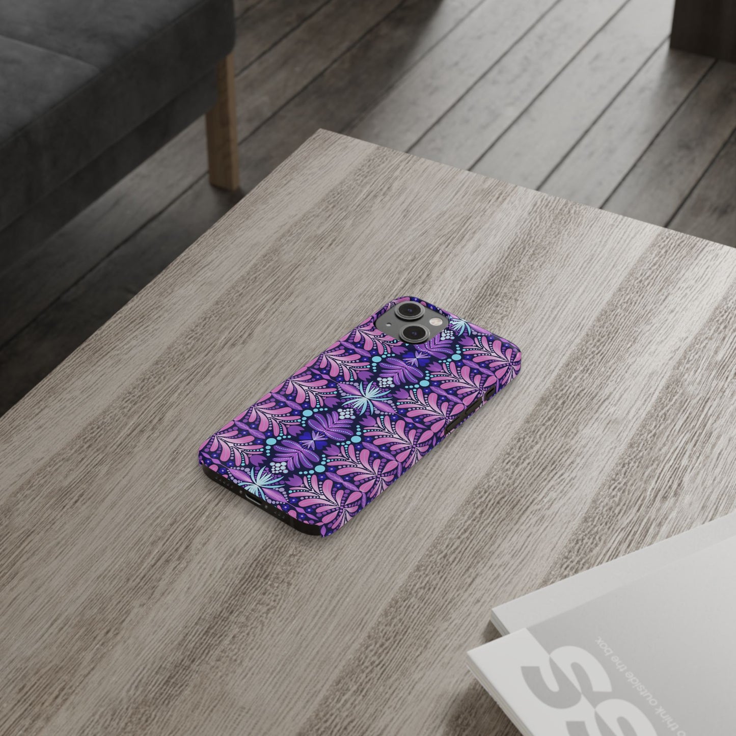 Vibrant Floral Slim Phone Case - Stylish Protection for Your Device
