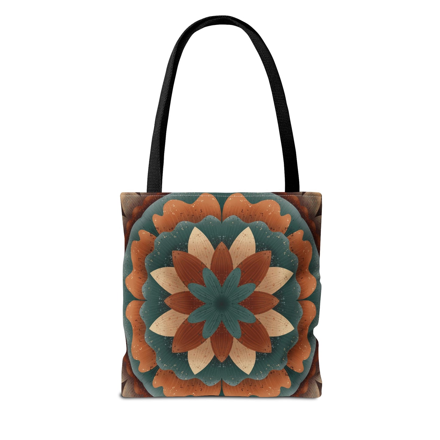 Harvest Harmony Mandala Tote Bag, Fall Vibes Market Bag, Boho Eco-Friendly Shopping Tote, Mandala Print Shoulder Bag, Hippie Reusable