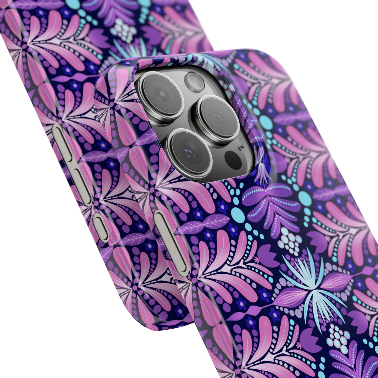 Vibrant Floral Slim Phone Case - Stylish Protection for Your Device