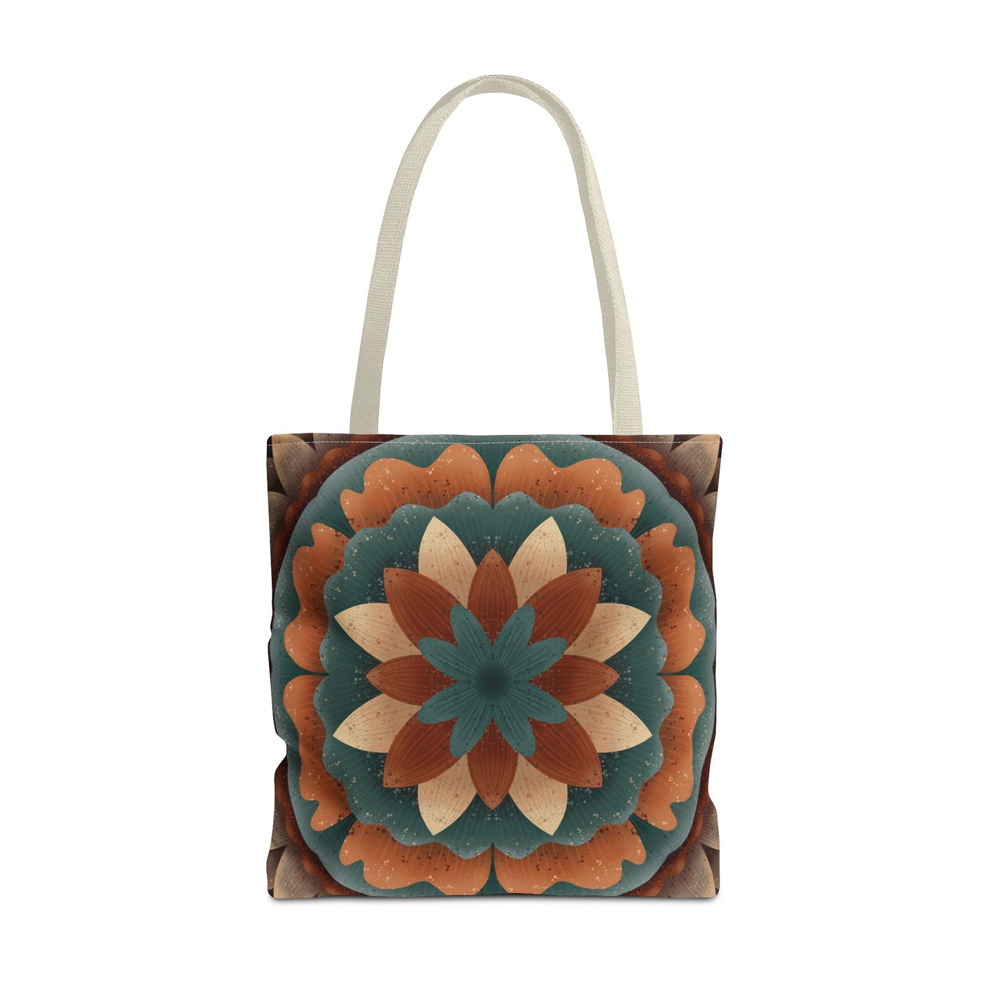 Harvest Harmony Mandala Tote Bag, Fall Vibes Market Bag, Boho Eco-Friendly Shopping Tote, Mandala Print Shoulder Bag, Hippie Reusable