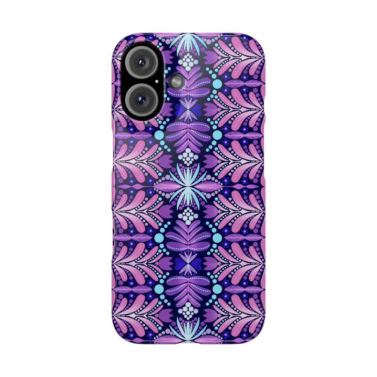 Vibrant Floral Slim Phone Case - Stylish Protection for Your Device