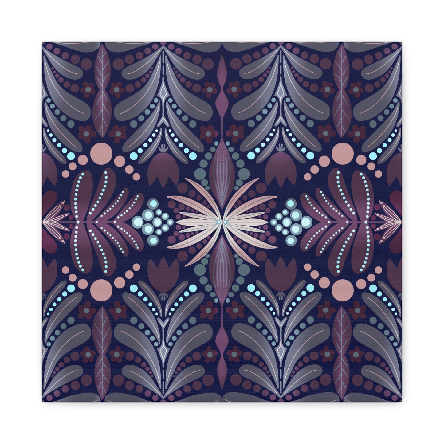 Floral Wall Art - Matte Canvas Print - Mystic Folklore