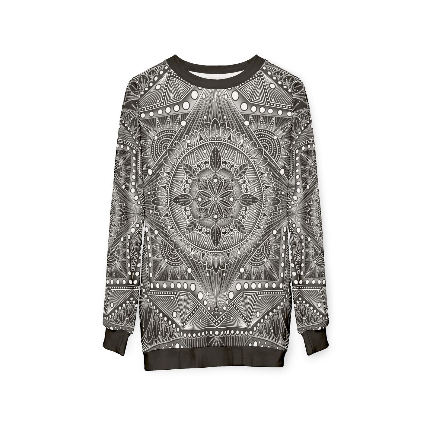 Mystic Web Mandala Unisex Sweatshirt, Artwork by Anndria, Hoodie for Men and Women, Boho Sweatshirt, Festival Clothing,