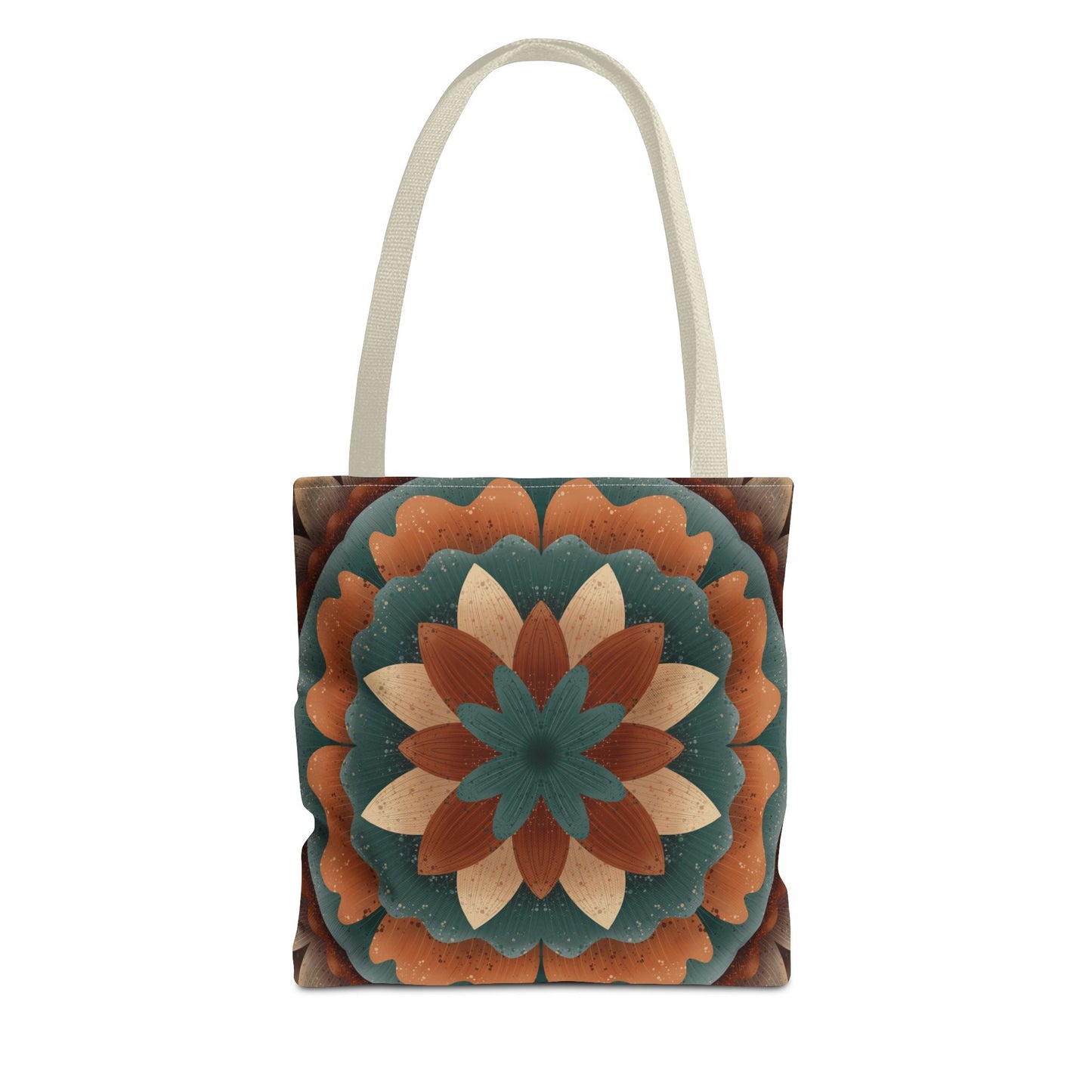 Harvest Harmony Mandala Tote Bag, Fall Vibes Market Bag, Boho Eco-Friendly Shopping Tote, Mandala Print Shoulder Bag, Hippie Reusable