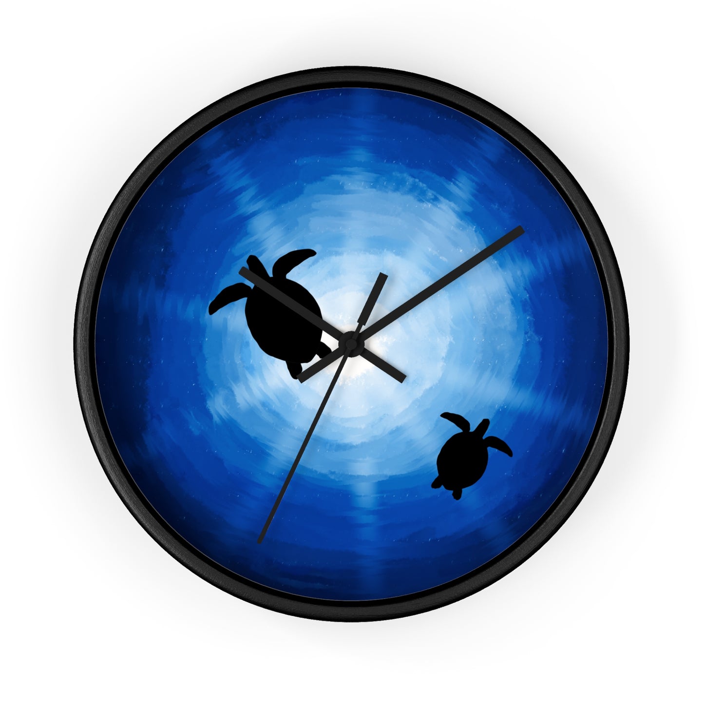 Serene Ocean Turtle Wall Clock - Nautical Home Decor, Ideal Gift for Ocean Lovers