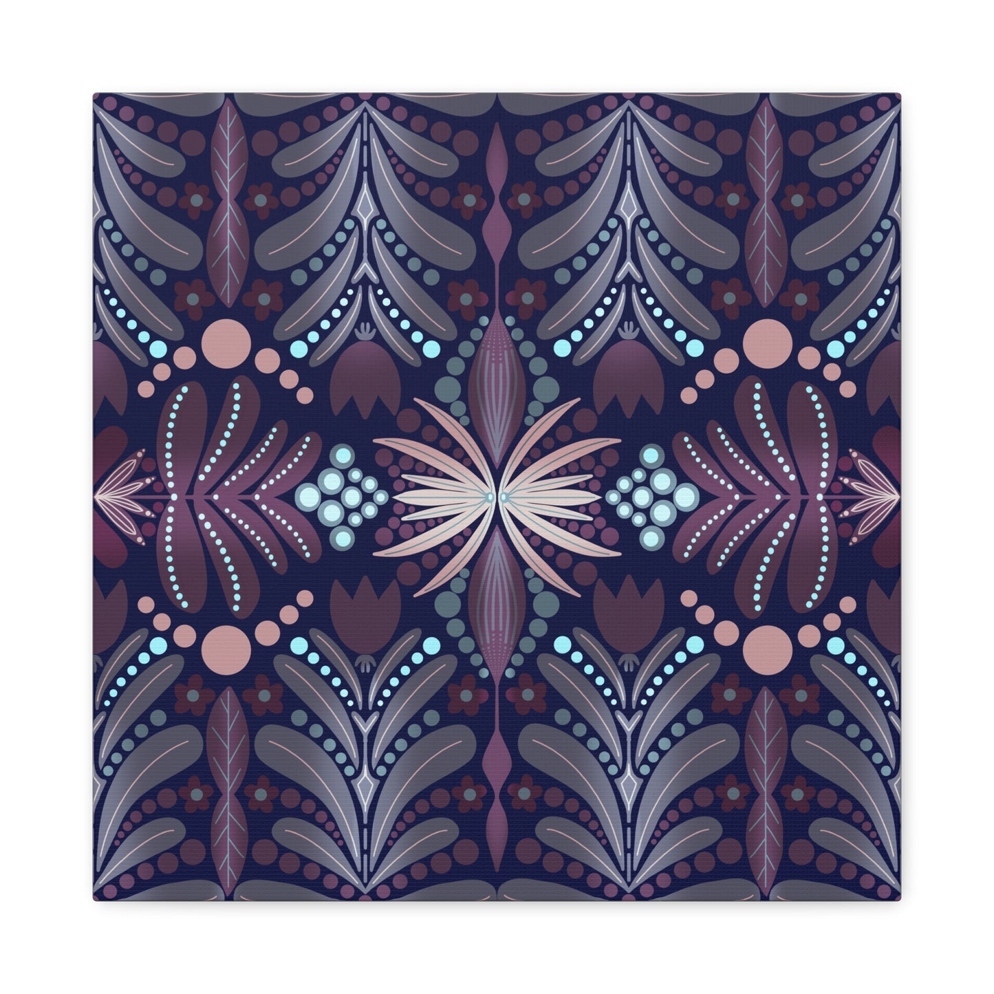 Floral Wall Art - Matte Canvas Print - Mystic Folklore