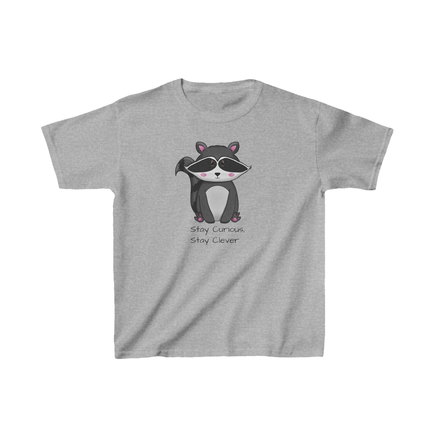 Raccoon Tee, Midnight Mischief, Kids Shirt, Children's Clothing, Cute Animal Illustration, Anndria Design